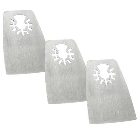 Versa Tool 52mm Flat Cut Stainless Steel Scraper, PK 3 AB3N-D